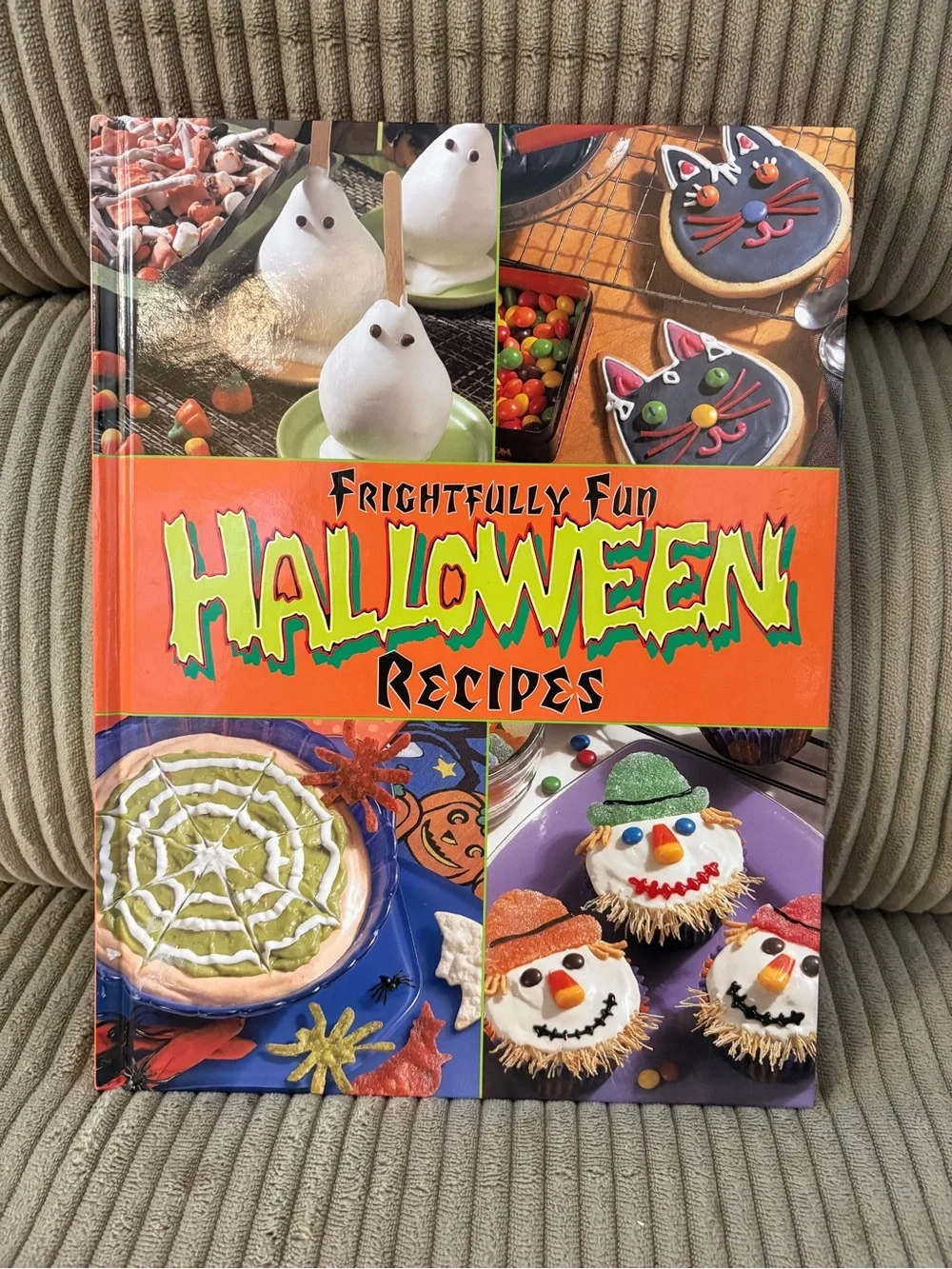 Halloween Recipes Cookbook - Orange Cover Like New